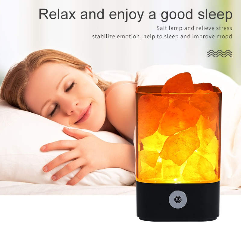 USB Crystal Light Natural Himalayan Salt Lamp