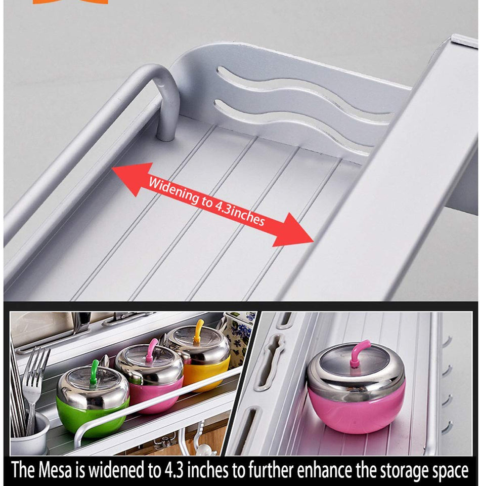 Multifunctional 6-in-1 Kitchen Storage Rack